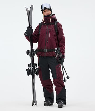 Oracle W Ski Outfit Women Burgundy
