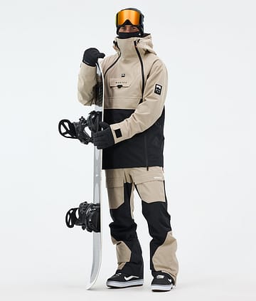 Doom Snowboardoutfit Herre Sand/Black