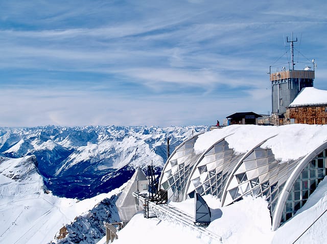 Zugspitze gletsjer Zugspitze gletsjer