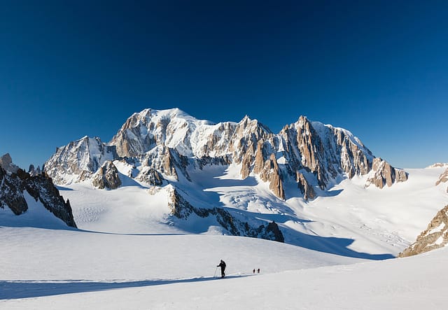 Vallée Blanche - Chamonix, Frankreich Vallée Blanche - Chamonix, Frankreich